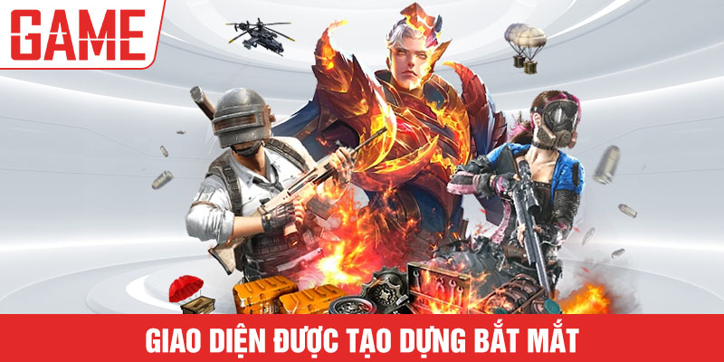 Giao diện được tạo dựng bắt mắt